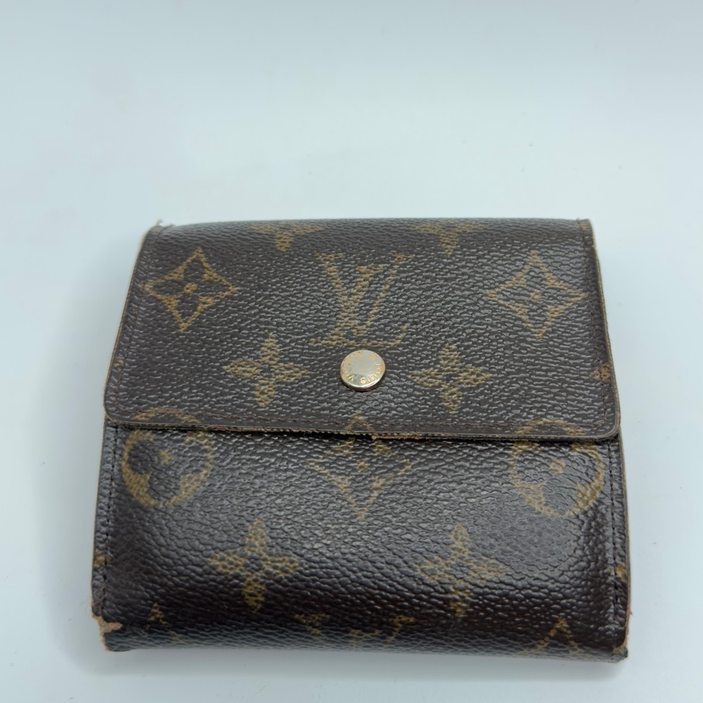 Louis Vuitton Elise Brown Monogram Wallet Tri-Fold | Unisex | Pre-Owned |
